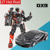 Action Figure DX9 DX-9 K3 H3 for Children, Transformation Robot in PVC with Box, Rodimus Ut Hot Rod, MPM Level
