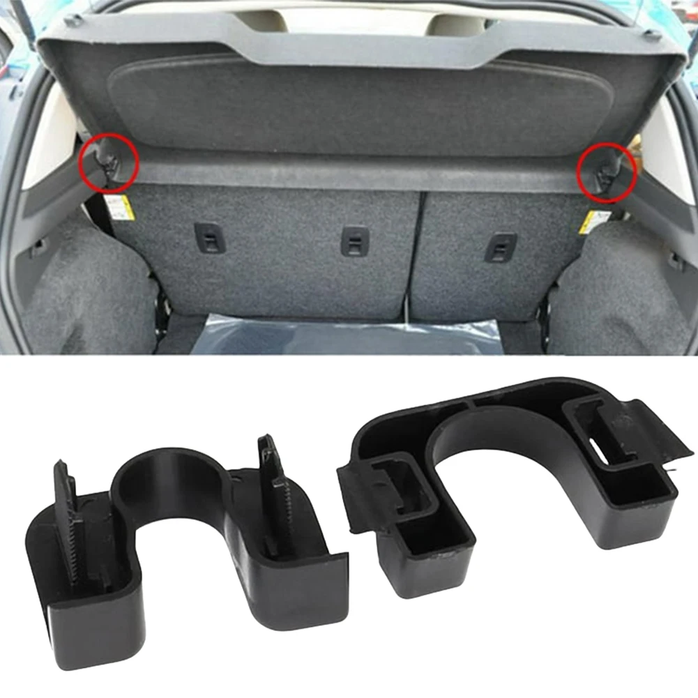Clip para estante de paquete trasero 015532109E, Clip de montaje de plástico, Clip de bisagra pivotante para estante de paquete trasero para Ford Mondeo MK4 c-max Fiesta