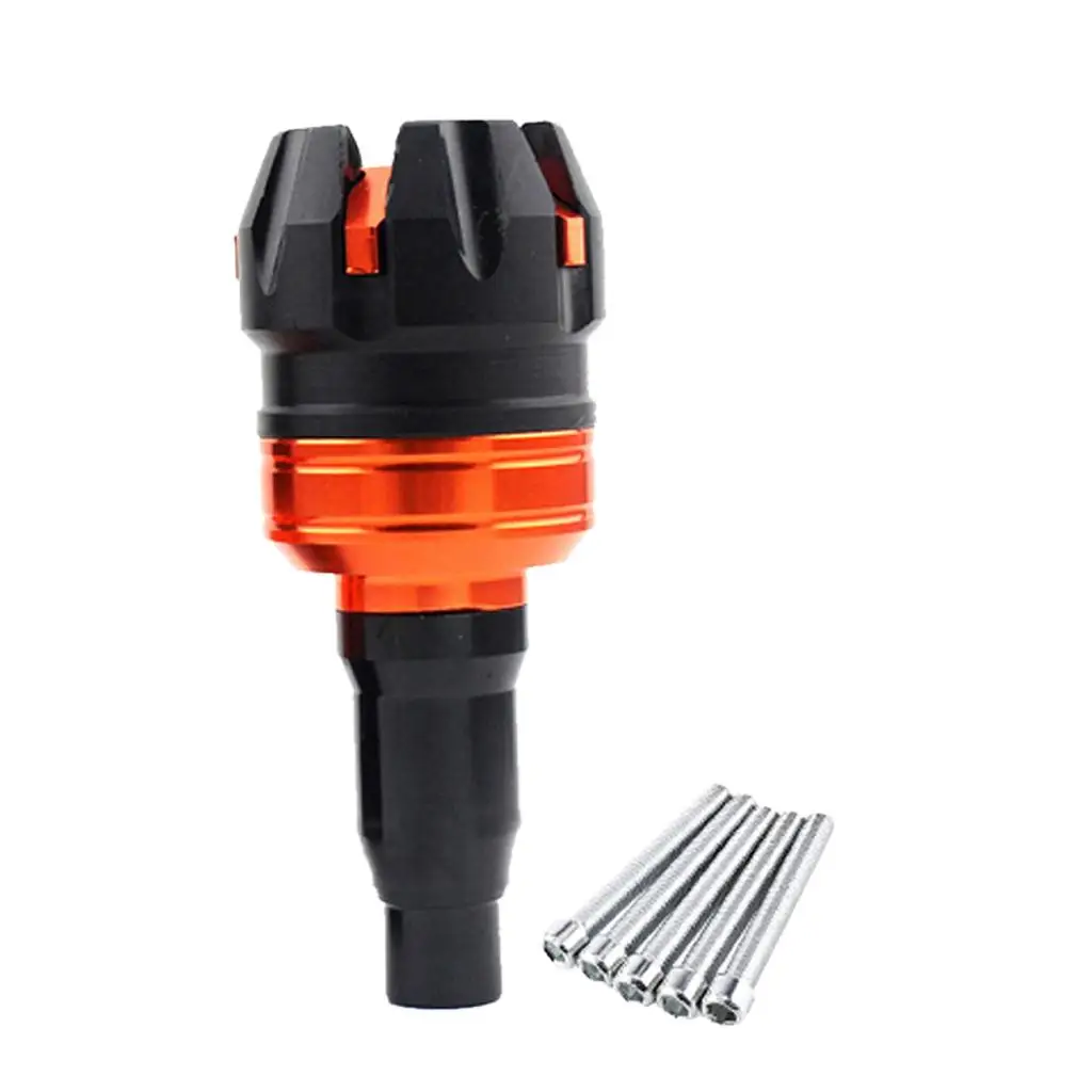 Universal Aluminum Alloy Motorcycle Engine Protector CNC Frame Slider Anti-fall Ball for Motorbike Crash and Scratch Support