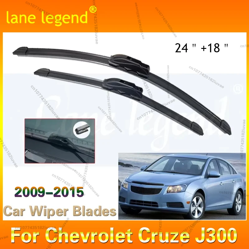 

Car Wiper For Chevrolet Cruze J300 2009-2015 Front Wiper Blades Soft Rubber Windscreen Wipers Auto Windshield 24" 18" 600 450 mm