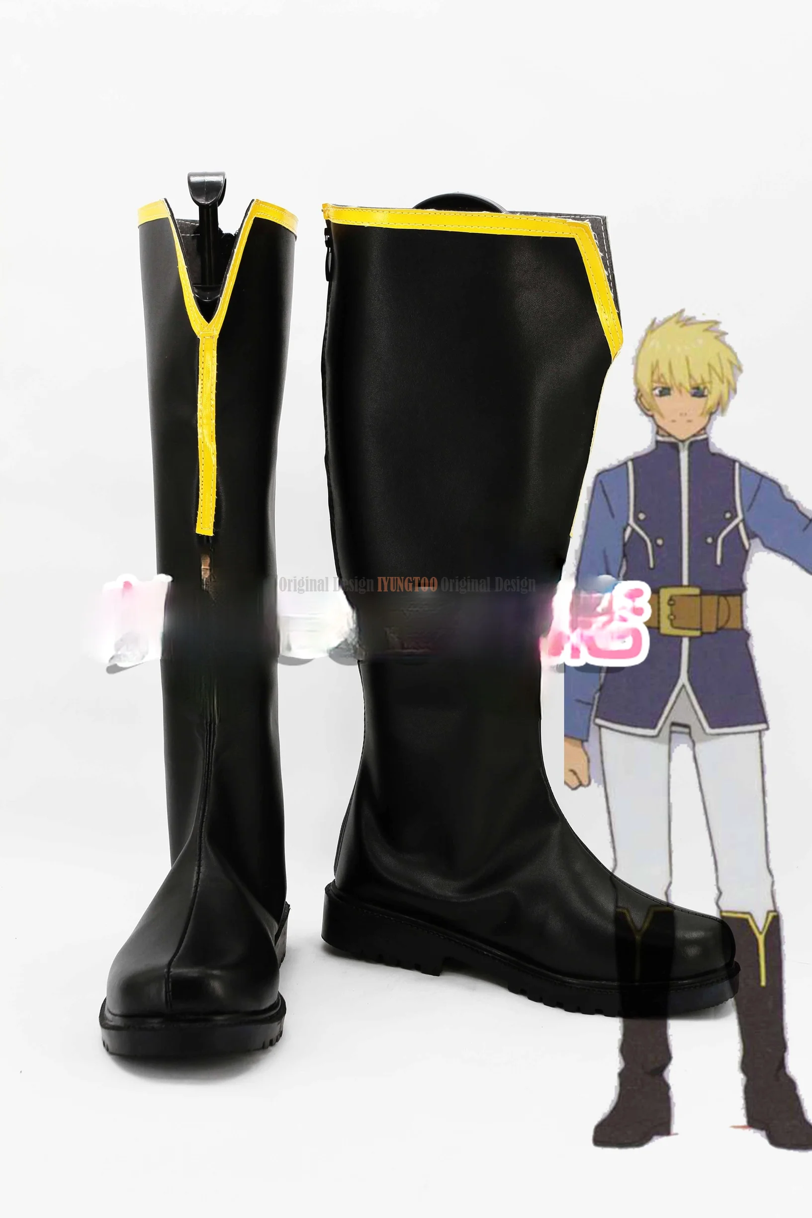 

Tales of Vesperia Flynn Scifo Anime Characters Shoe Cosplay Shoes Boots Party Costume Prop