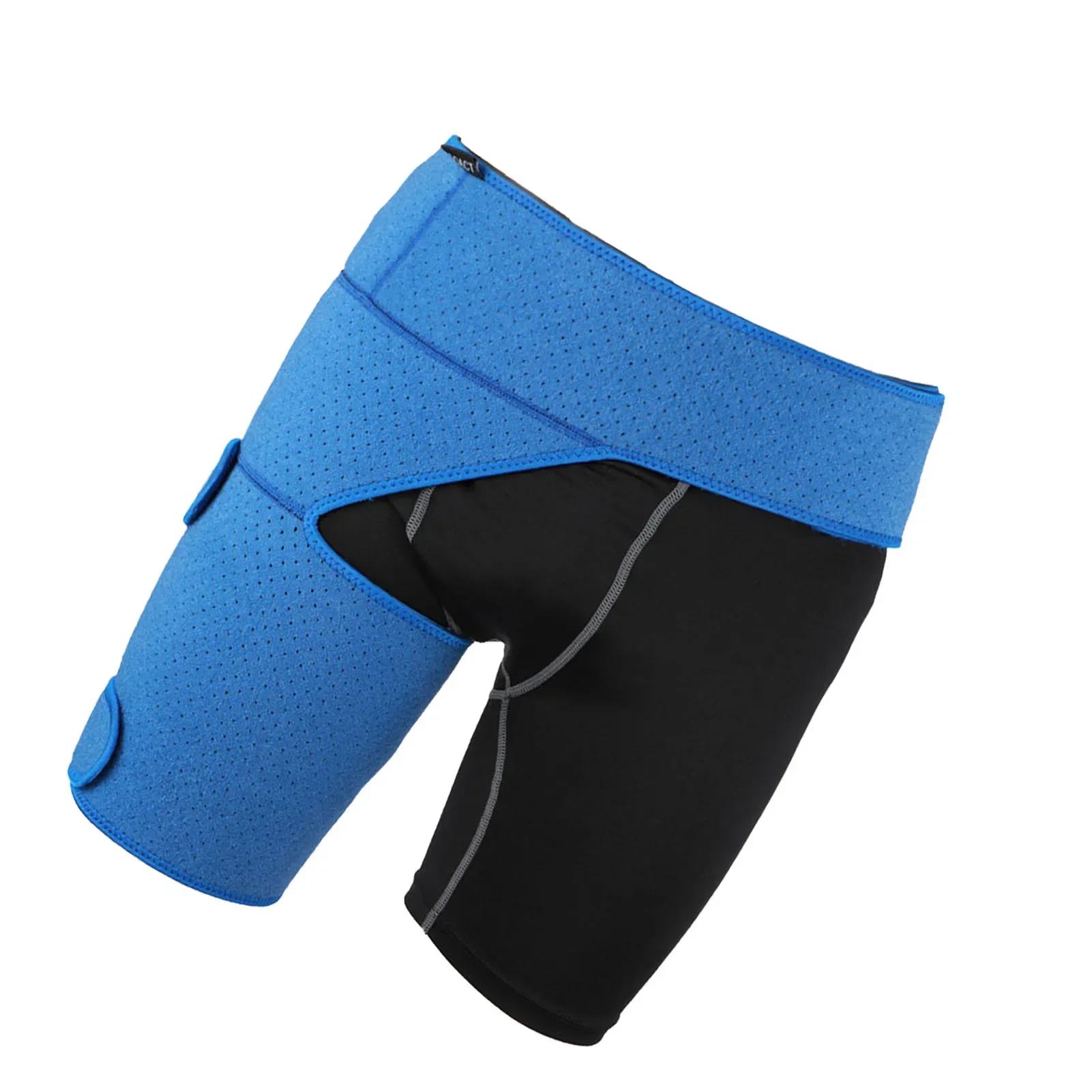 Groin Hip Brace Thigh Support Compression Wrap Belt Hip Joint Bandage Protector for Leg Muscle Strain Groin Strain Hip Injury