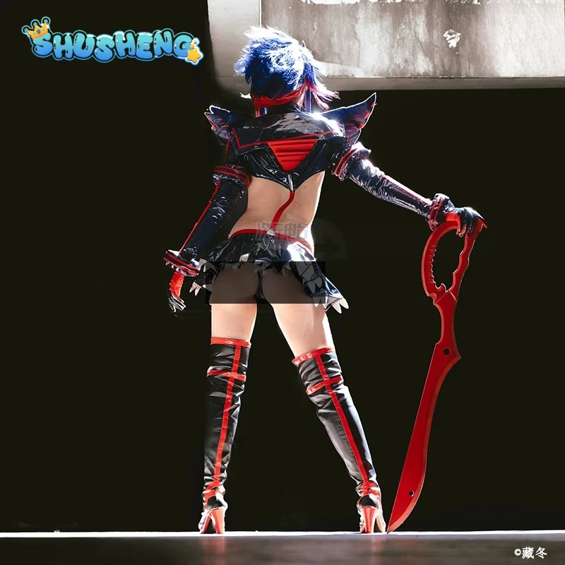 

Anime KILL la KILLMatoi Ryuuko Cosplay Costume Halloween Christmas Role Party Halloween women sexy leather jumpsuit battle suit