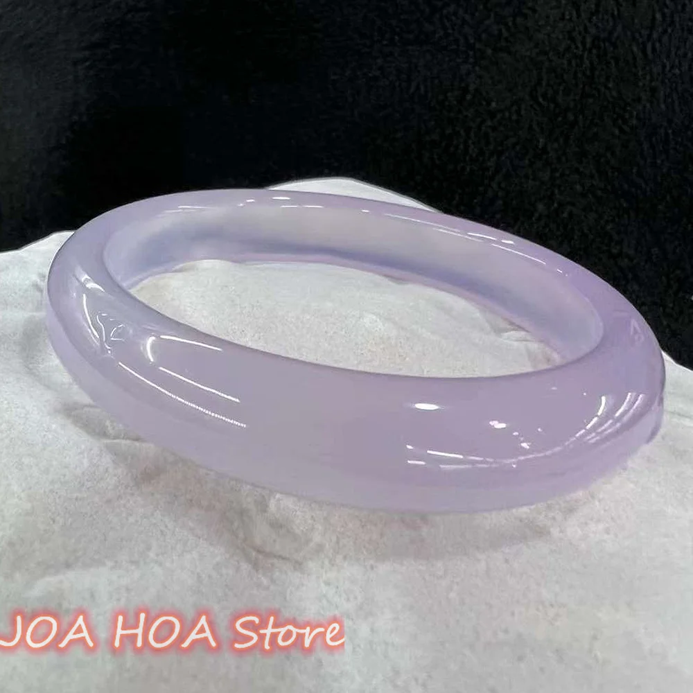 

Newest Nature Color Light Violet High Ice Perfect Fashion Elegant Delicate Jade Bangle NobleHandring Fine Bracelet Jewellry