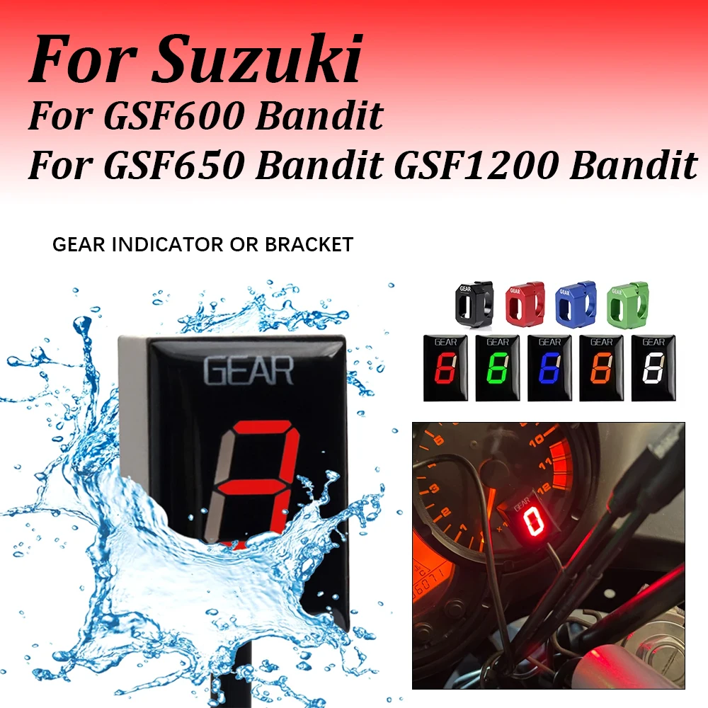 For Suzuki GSF600 GSF650 GSF1200 Bandit GSF 600 650 1200 Motorcycle Accessories Gear Indicator Gear Counter Display Speed Report