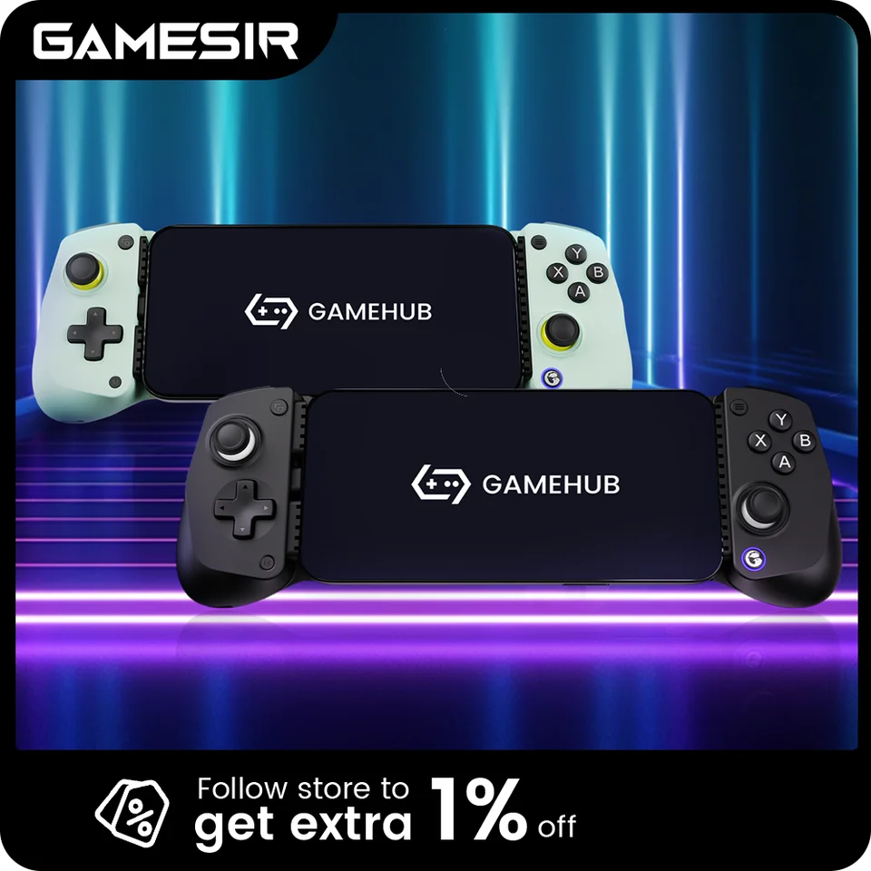 GameSir X5 Lite Controlador de Juego para Android, iPhone 16/15, iPad mini - Palancas de Efecto Hall, Soporte de App para Juegos Móviles
