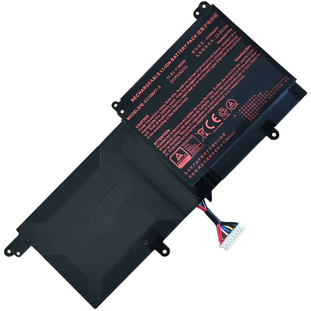 N130BAT-3 Laptop Battery  For Clevo N130BU N130WU N131BU Haier S4Tuxedo  Lingyue S4 6-87-N130S-3U9 6-87-N130S-3U9A Galago Pro 3