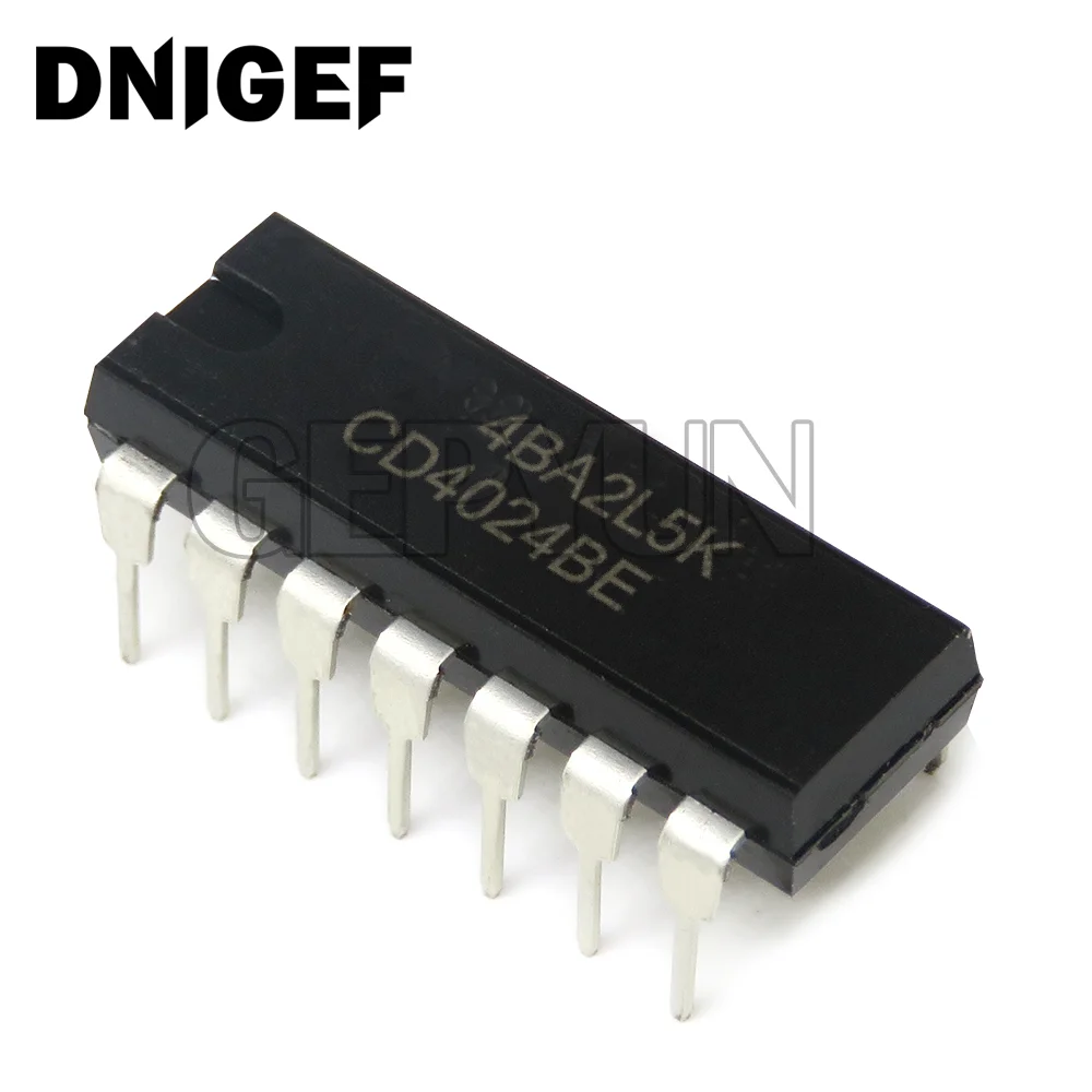 10PCS CD4024BE DIP14 CD4024 DIP 4024BE DIP-14 baru dan IC