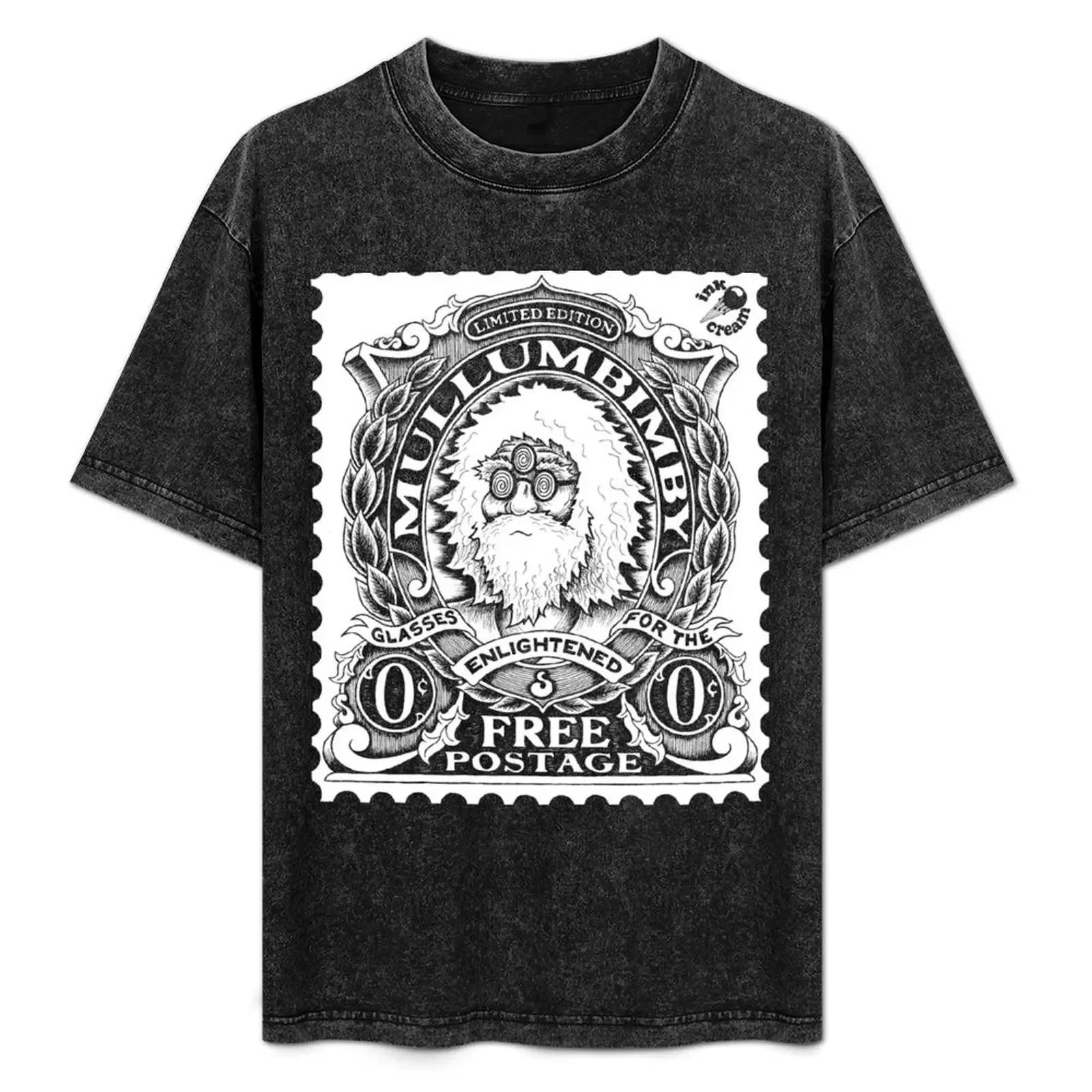 

Mullumbimby Stamp T-Shirt Plus Size Basic Short Sleeve Top