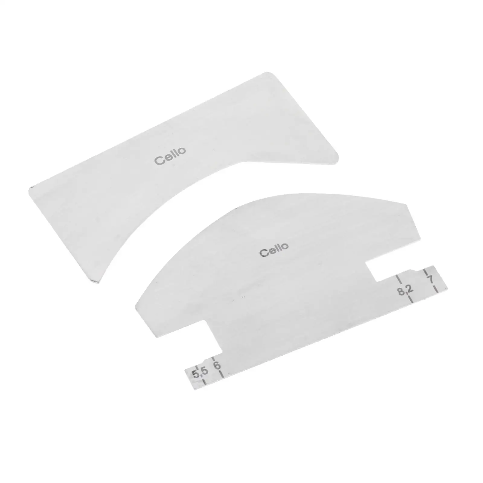 Violin Bridge Fingerboard Scraper Template Durable Metal Measuring Guide Parts for Professional Violin Construction