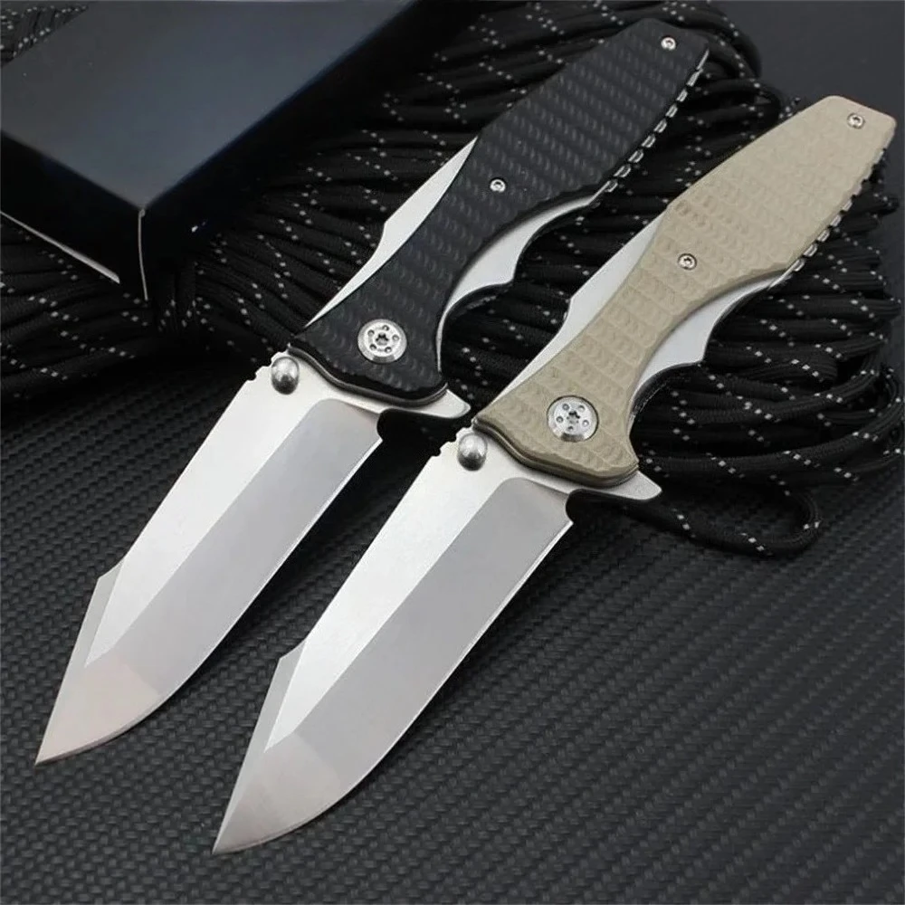 

Folding Knife 9CR18MOV Blade G10 Handles Outdoor Hunting EDC Hiking Knives Tool