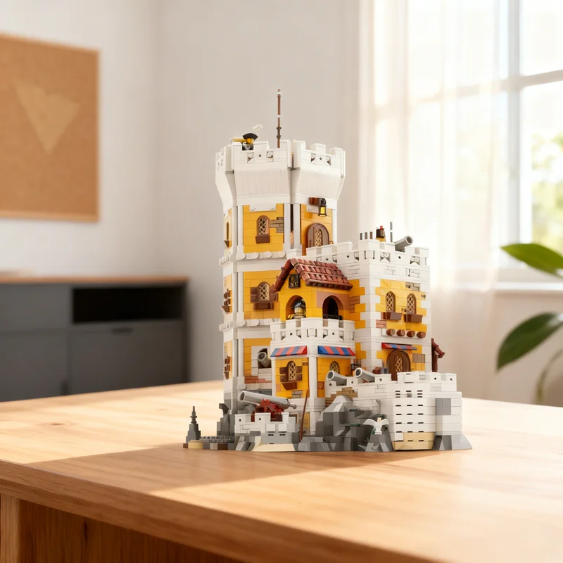 

4516pcs MOC Sierra Madre Fortress World 6 Pirates Model Building Blocks Creative DIY Gift Display Decor Assemble Premium Adult