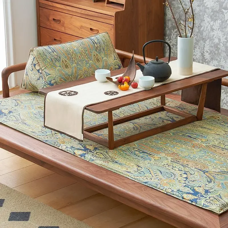 阿羅漢ベッドパームクッション 新しい中国風 厚手 滑り止め ソファクッション 無垢材 マホガニー ソファシート