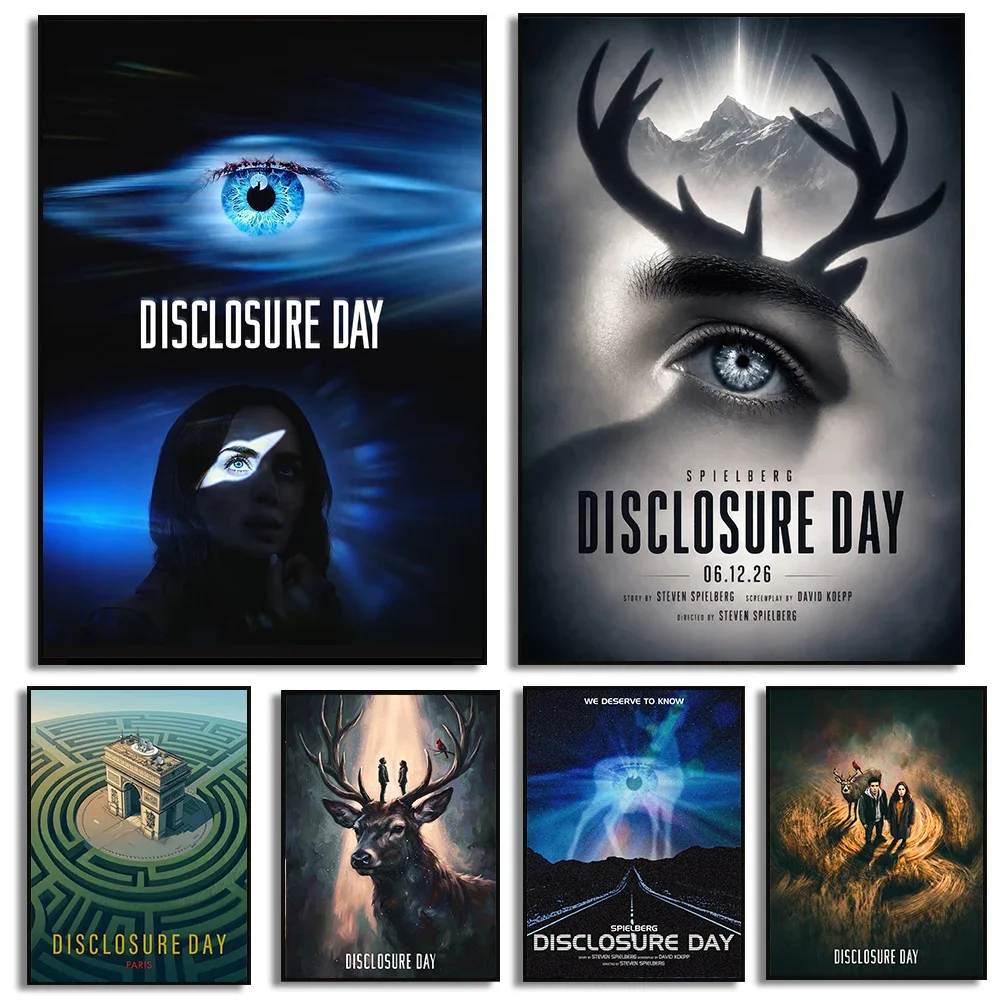 Latest Movies Disclosure Day Poster Scifi Movie Prints Canvas Painting Wall Art for Home Room Decoration