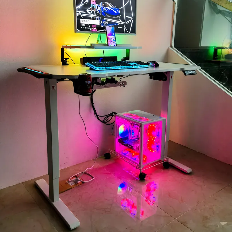Electric Lifting E-sports Table Dual Motor Intelligent Lifting Table Desktop Computer Table
