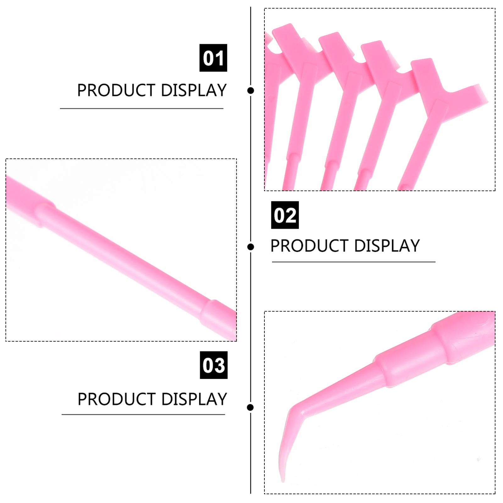 

10pcs Reusable Eyelash Lift Tools Y-Shaped Lash Perm Rods For Separating Brushes Durable Makeup Beauty Gift For Women