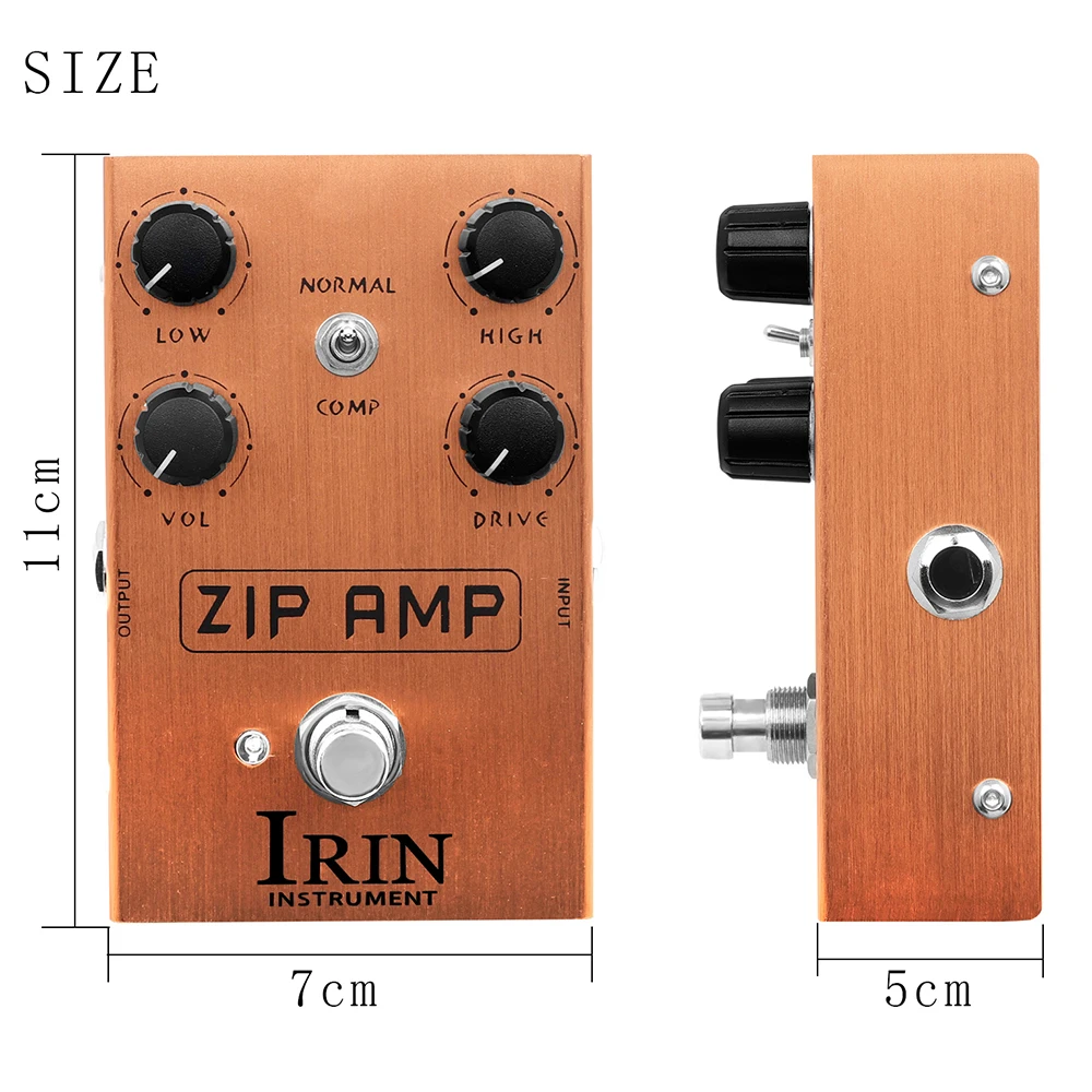 IRIN Electric Guitar Pedal Overdrive Distortion Speakers Analog Classic British Rock Guitar Effect Pedal Guitar Accessories