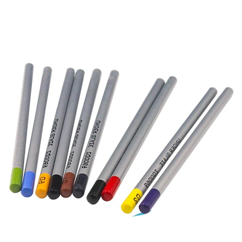 AU05 -5Pcs Underglaze Pencils For Pottery For Decorating Fused Glass And Under Glaze Ceramics