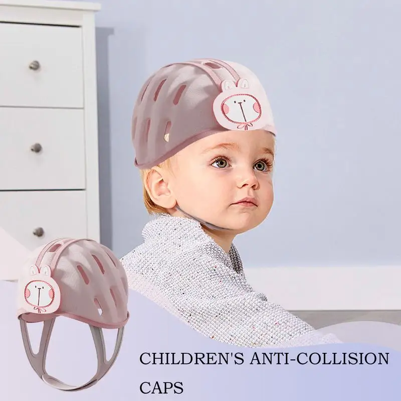 

Защитная шапка для головы малыша, дышащая защитная шапка, детский шлем для предотвращения травм для мальчиков и девочек, головной убор для обучения ползанию, ходьбе