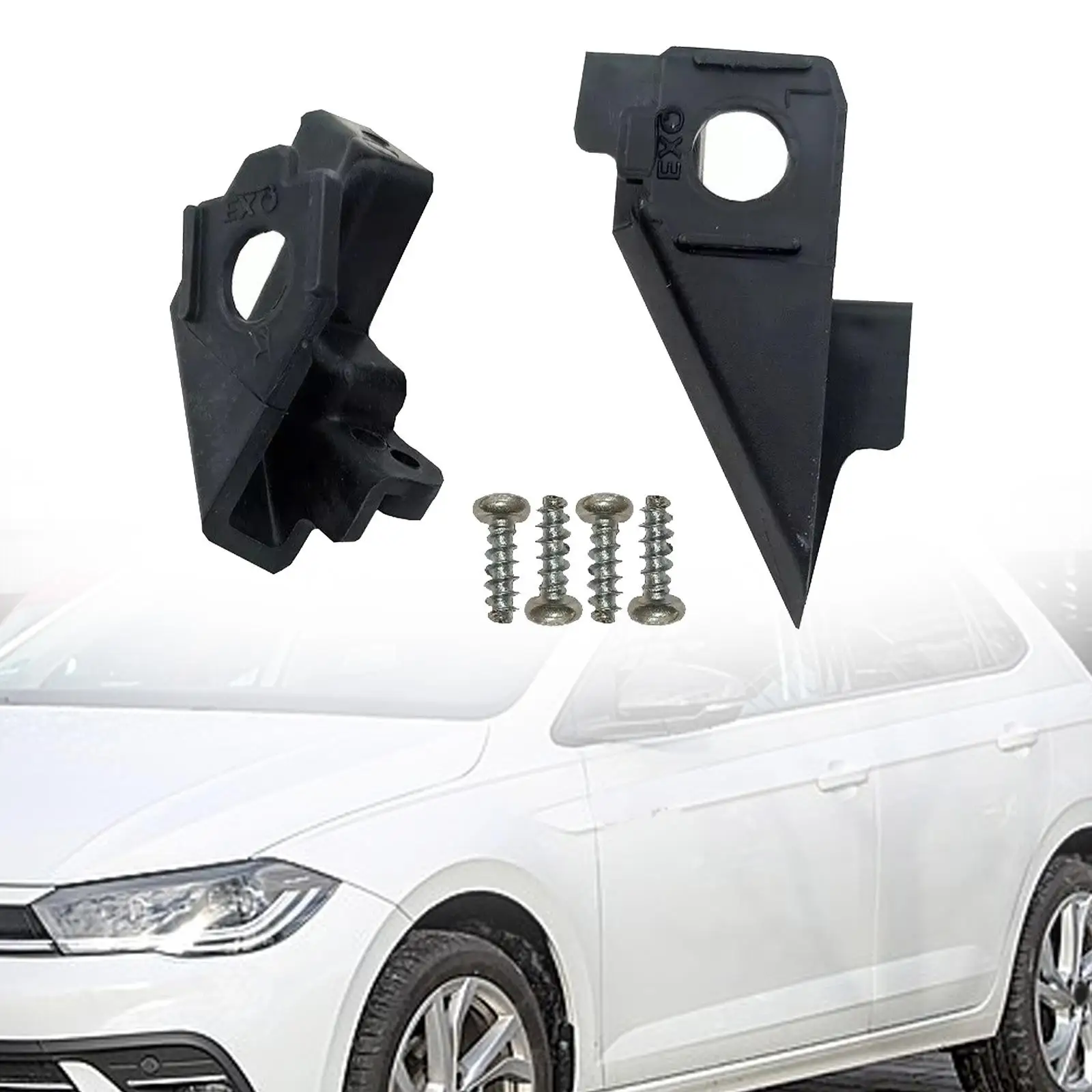 Set di riparazione della linguetta della staffa del faro 6 r0998226 parti di riparazione dell'installazione semplice per VW Ameo Polo MK5 6R 6C 61 Vento 2010-2016