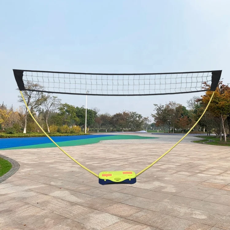 Factory Best Selling Model Easy and Quick Installation Portable Boxed Badminton Tennis and Volleyball Net Three-in-One Net Rack