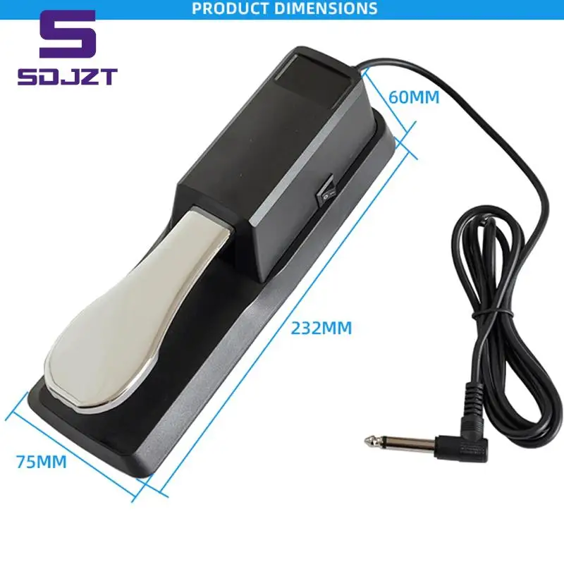 Piano Keyboard Sustain Damper Pedal for Roland Korg Electric Piano Electronic Organ Synthesizer GYH