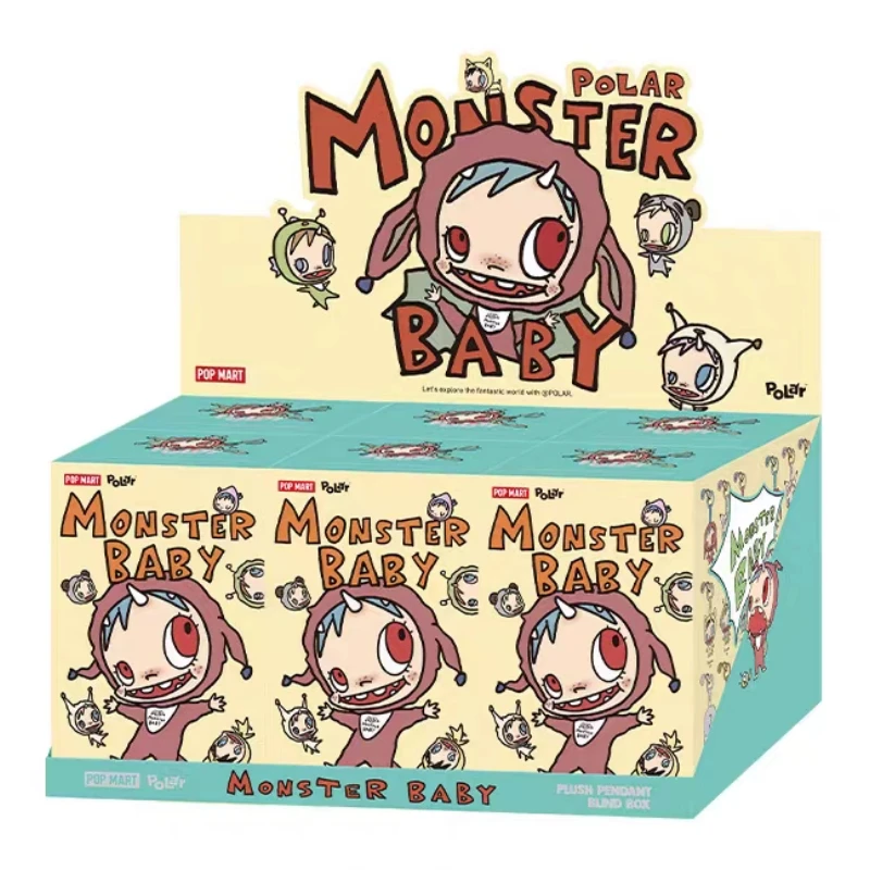 Hot Selling Echt Product Popmart Polar Monster Baby Monster Collection Serie Hanger Ver.1 Surprise Blind Box Collection Gift