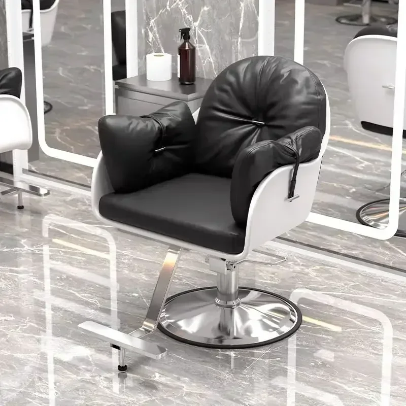 Hair Salon Chair with Rotatable Lifting Function, Hair Salon Chair, Ironing and Dyeing Area, Hair Cutting Chair, Hydraulic Chair