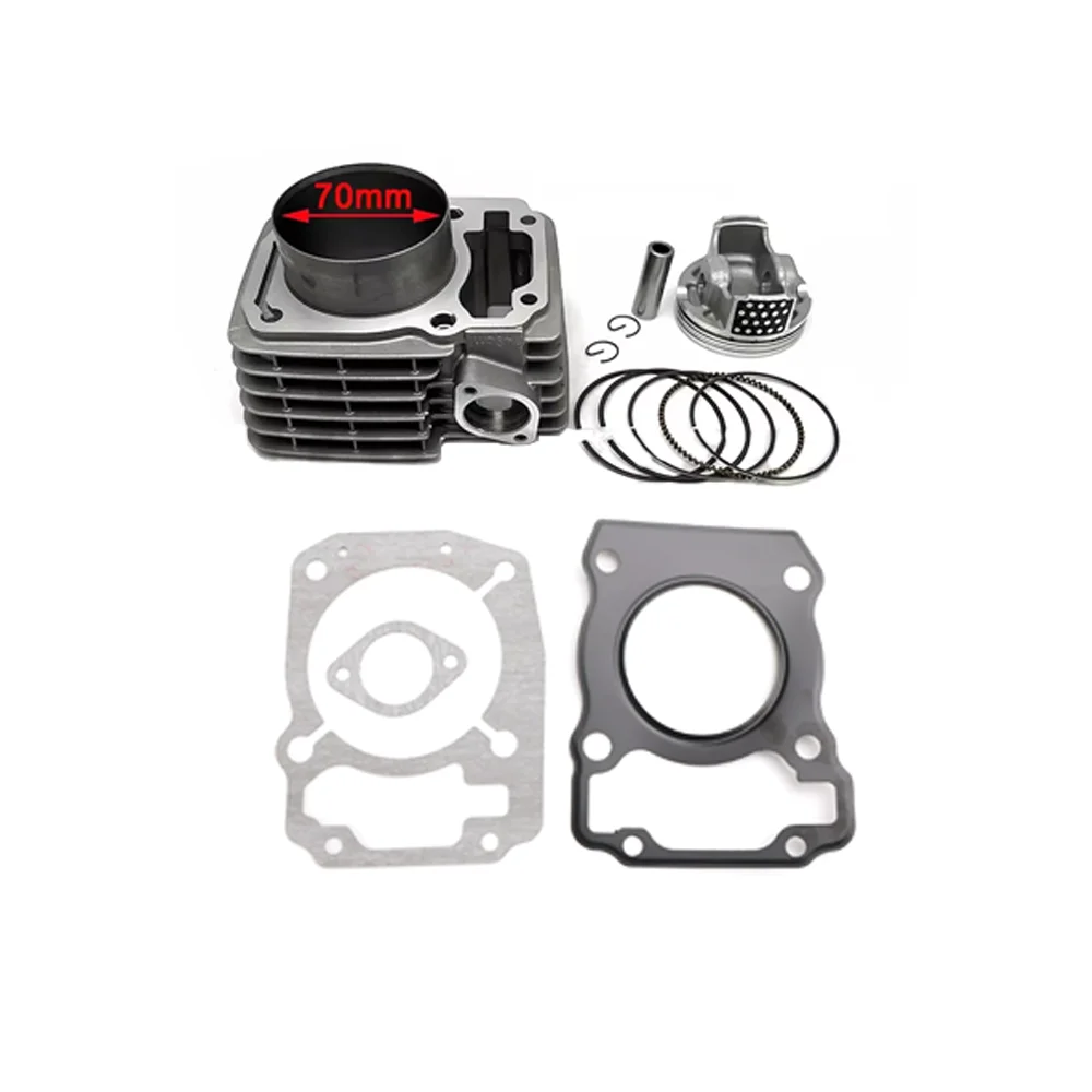 Big Bore 70mm 233cc Cylinder Piston Gasket Kit For Honda XR150 CBF150 CRF150F Upgrade CBF185 CBF200 XR200 CBF233 12100-KPT-A00