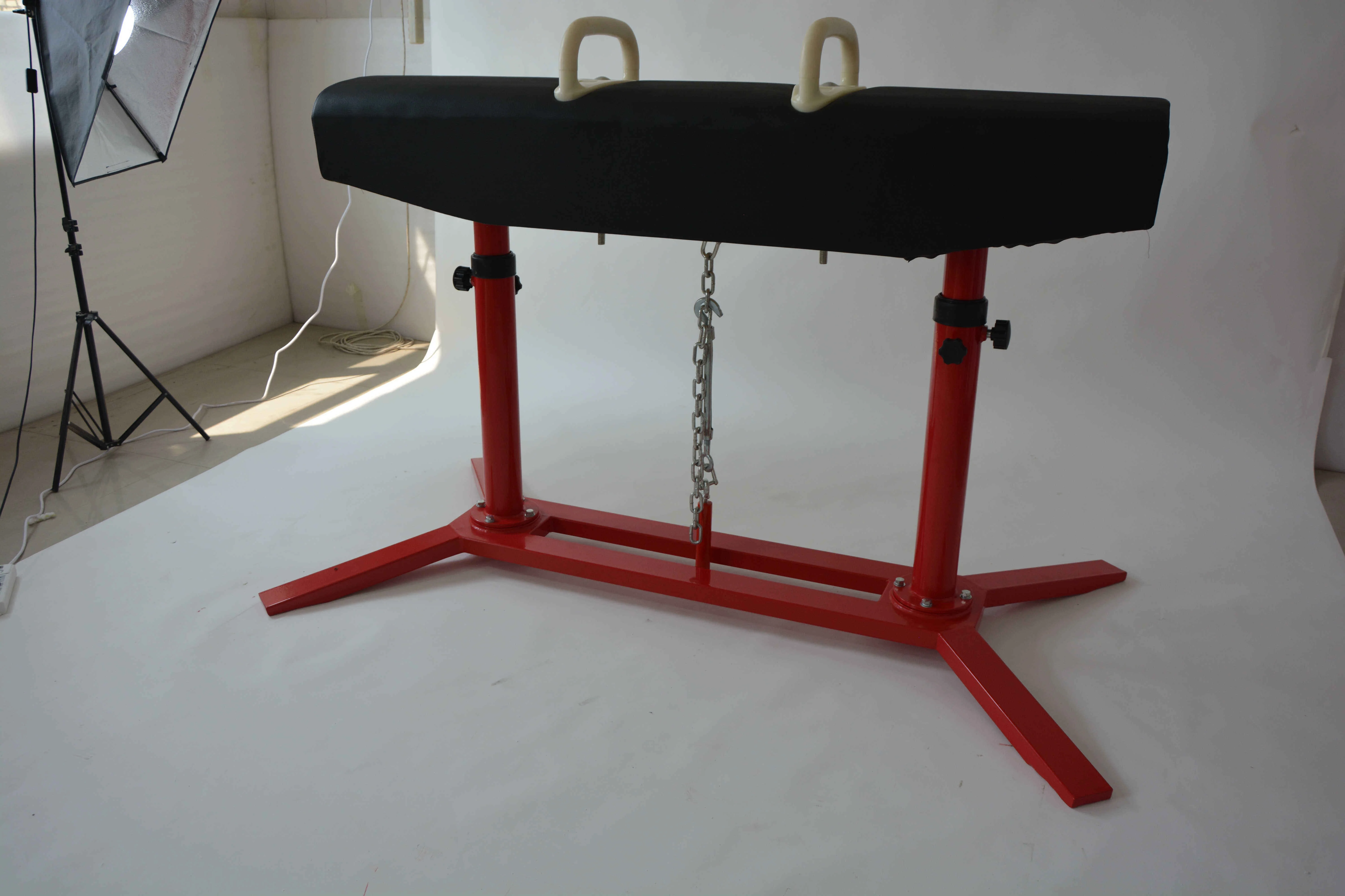 Gymnastic Pommel Horse With Handles Synthetic Cover Product Category Balance Balls & Half Balls