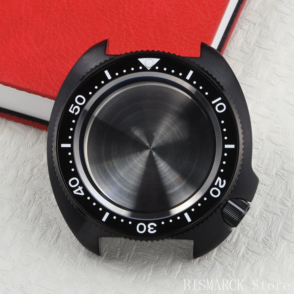 

Корпус HEIMDALLR 4.2 o'clock Crown Black 6105, подходит для механизма NH35, 4.2 o'clock, циферблат 28.5 мм, сапфировое стекло, корпус Turtle