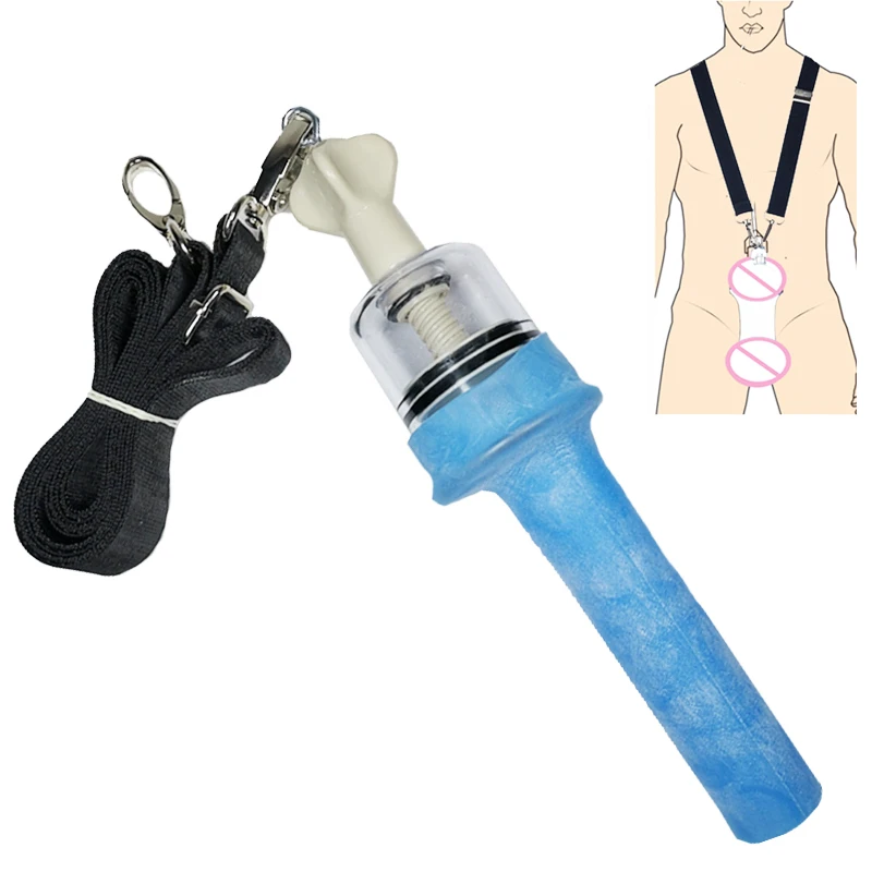 Penis Pump Enlarger Extender Vacuum Cup Hanger Trainer Sex Toys for Men Dick Enhancer Bigger Growth Exerciser Male Masturbator