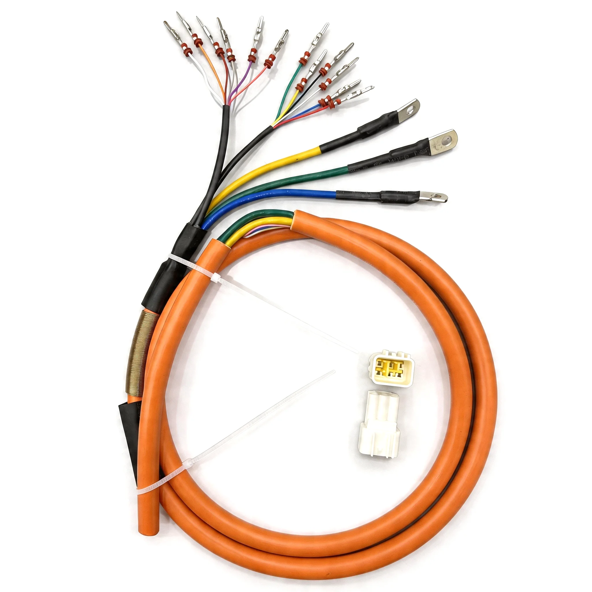 

QS Motor V3 Cable Wire for 3000W/4000W/5000W E-bike 8mm Square Section 3xPhrase+6x2 Dual Hall Sensor Wire High Quality Cable