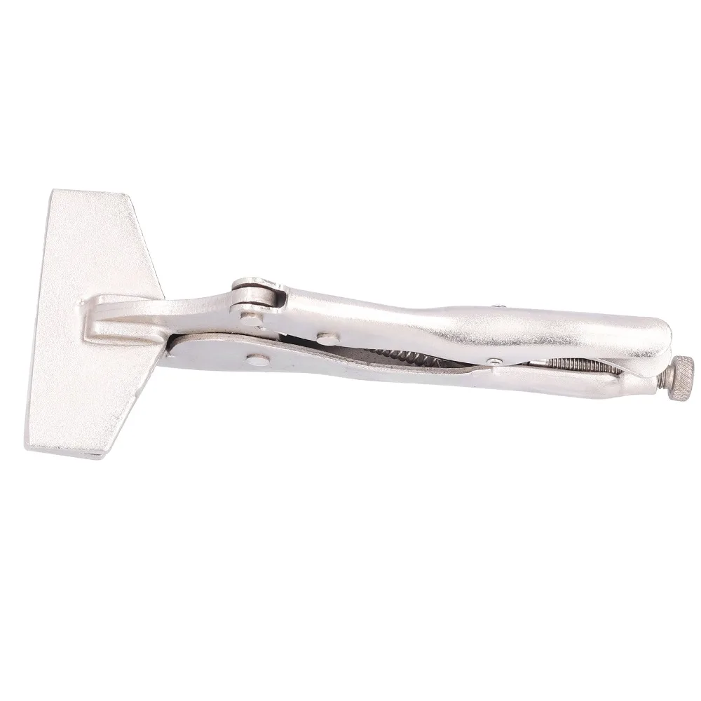 

Adjustable Steel Flat Locking Pliers Flat Head Adjustable Opening Locking Grip Pliers Silver Welding Locking Pliers Workshop