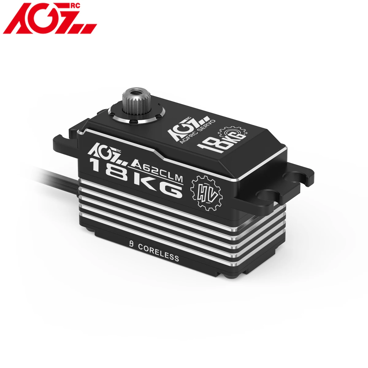 AGFRC A62CLM Metal Gears 18KG 0.11Sec HV Programmable Digital Short Case CLS Servo For RC Car Robot Boat Helicopter Airplane