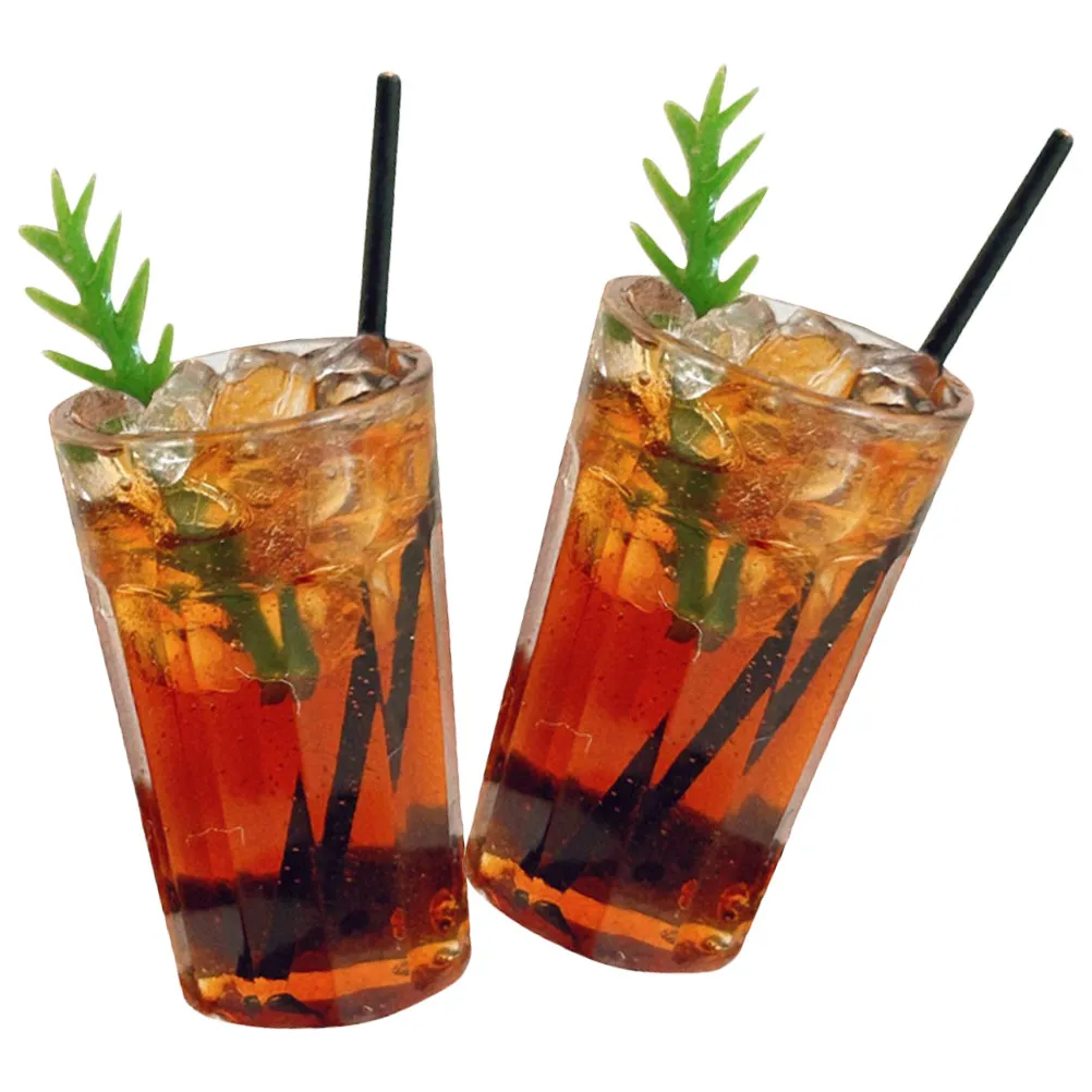 

2Pcs Mini Coffee Cup Resin Craft Miniature Accessories Mini House Decorations Tiny Coffee Props for Photography Home Decor