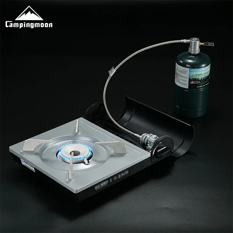 

Переходная трубка переключателя газовой плиты Campingmoon z59 Multi Плита Регулятор давления пропана Запорный клапан