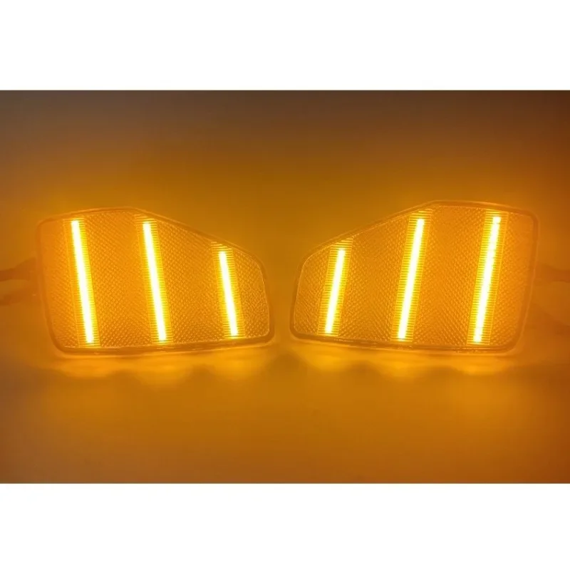 2PCS Auto LED Parafango Anteriore Indicatore Laterale Indicatori di Direzione Luci di Parcheggio Per Hummer H3 2005-2010 e H3T 2009 2010