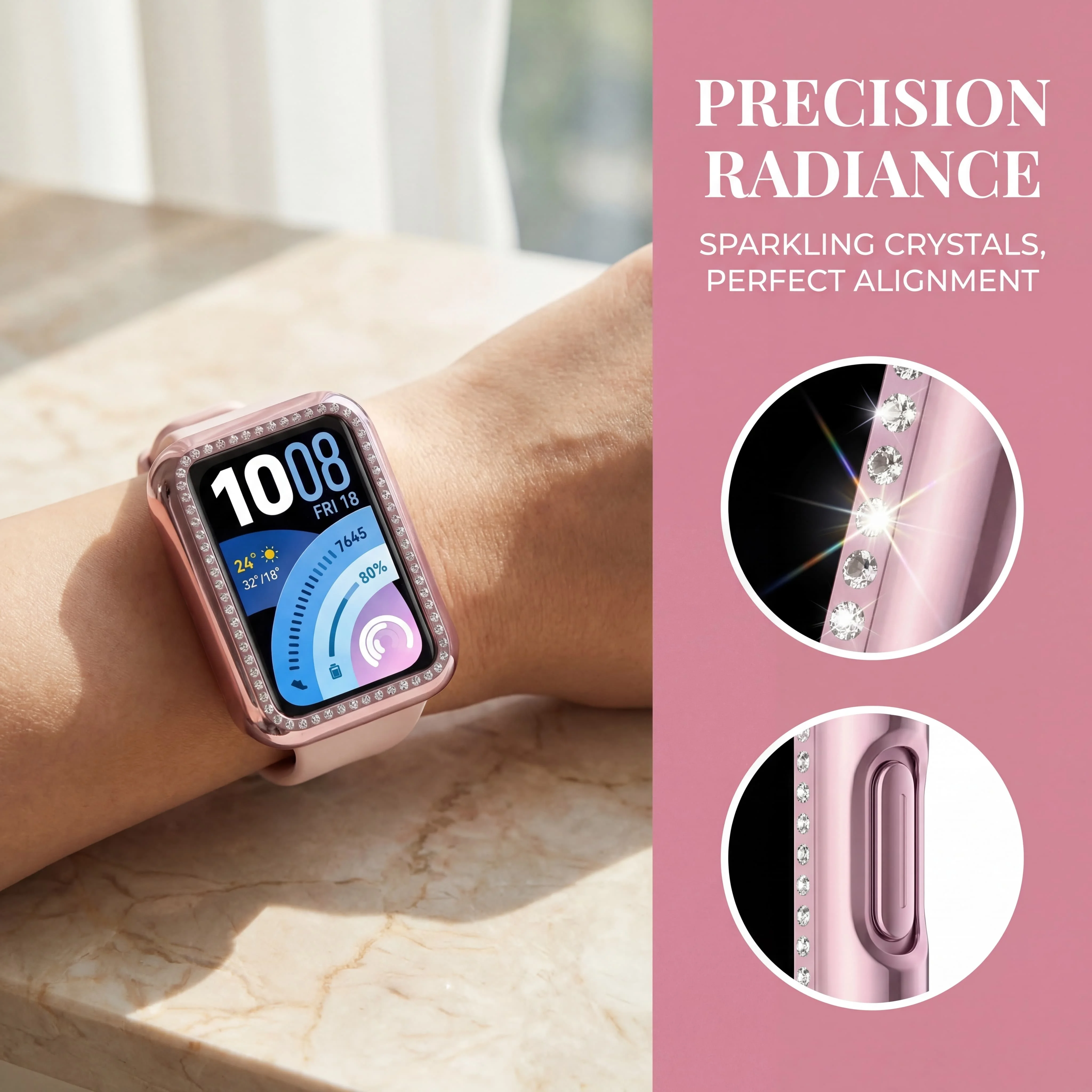 Diamond Protector case for Huawei Band 11 Protect Accessories All-Around Hard PC Bumper Frame Watch Cover Watch Protective Case image 5