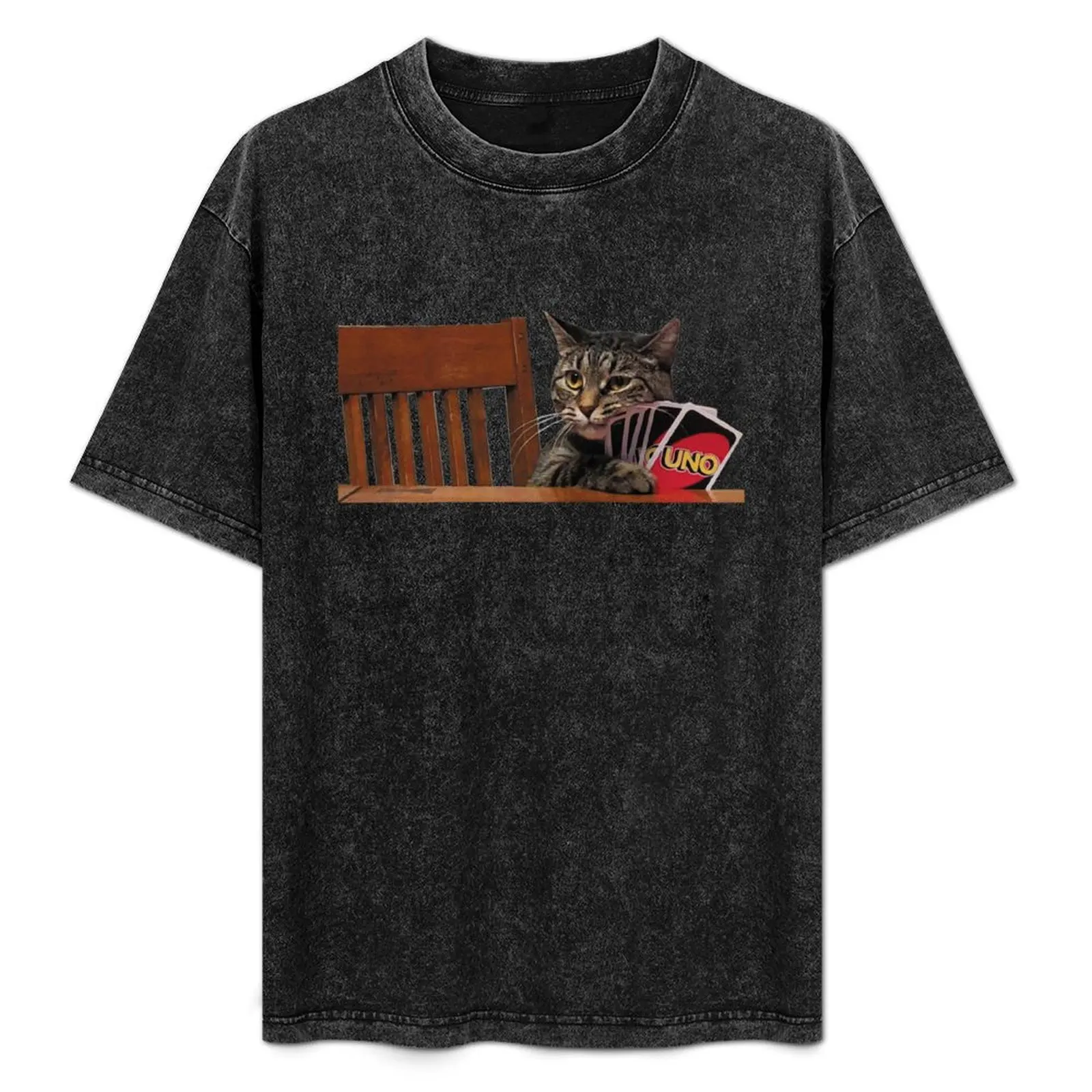 

uno cat T-Shirt croswit shirt man plus size clothes Clothing anime stuff plus size men clothing