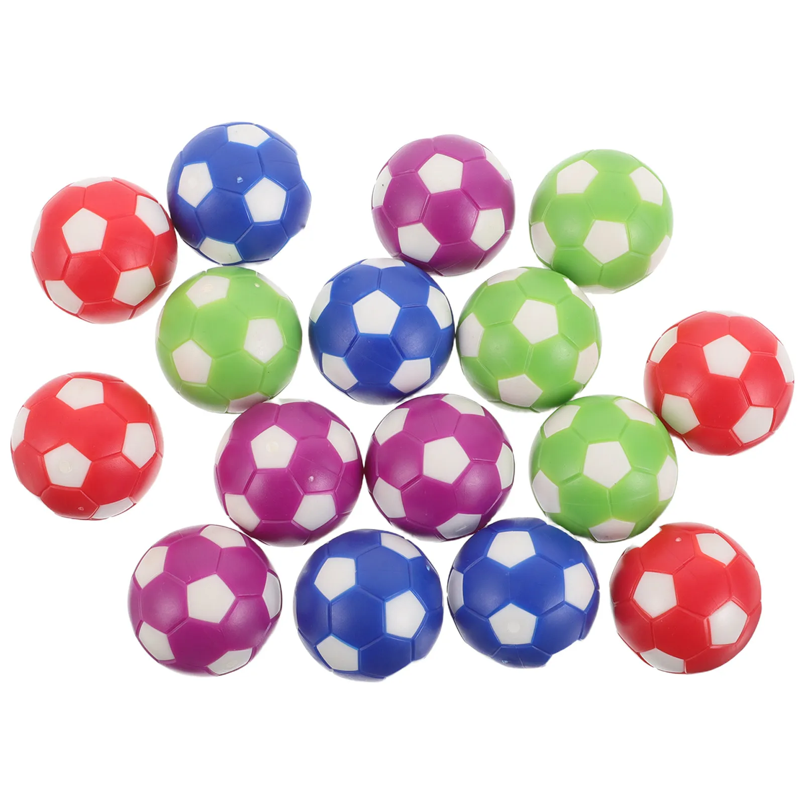 

16Pcs Replacement Table Soccer Balls 28Mm Assorted Hue Wear Resistant Perfect Fit for Foosball Table Accessories Upgrade