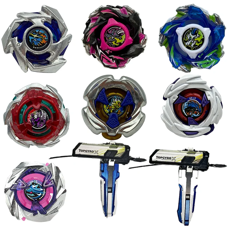 Spinning Top Battling Toys X Gyro CX13-1 CX13-2 UX19 UX18 CX11 UX15 with Launcher Set Competitive Gift