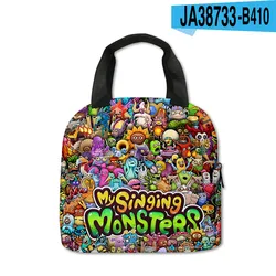 My Singing Monsters Thermal Bag Horror Game Portable Handheld Bento Practical Thickened Insulation Waterproof Lunch Box Bag