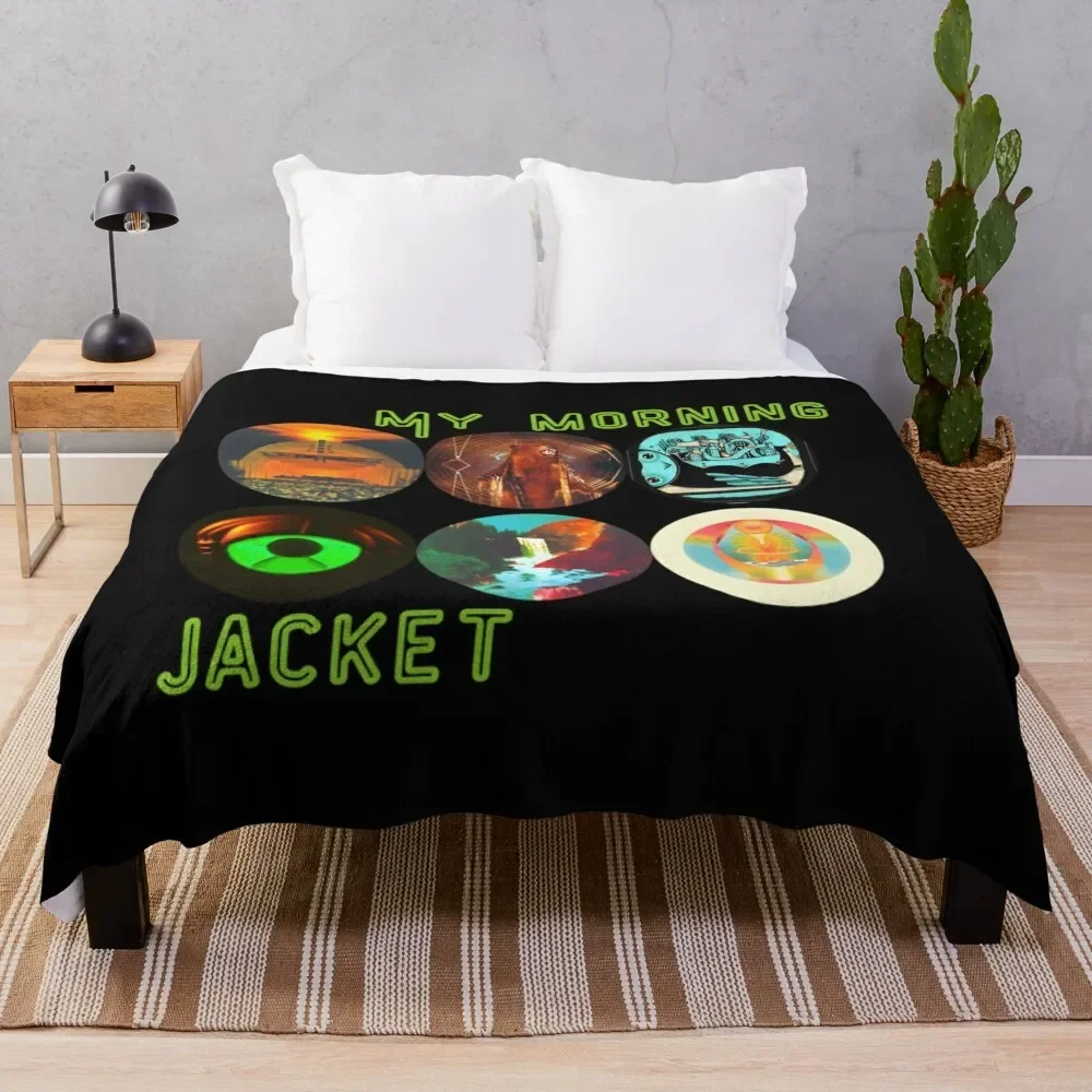 

my morning jacket t my morning jacket album covers sticker Classic Throw Blanket Sofa Quilt Shaggy Blankets