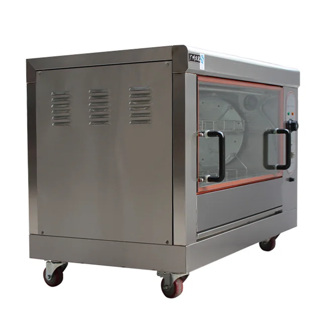 Electric Commercial Stainless Steel Rotisserie/Rotary Chicken Oven & Commercial Chicken Roasting Machine with 1 Year Warranty