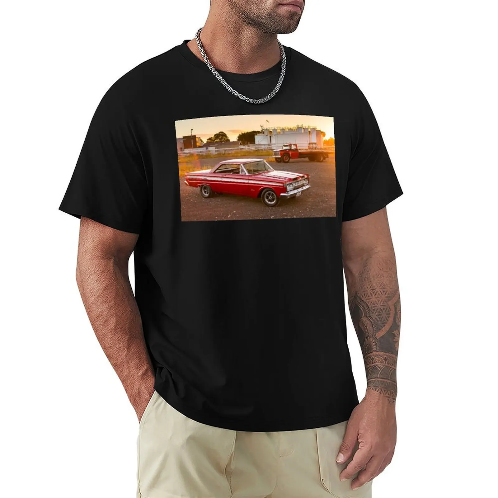

John Kerr's 1964 Mercury Comet and M-700 T-Shirt High Quality Durable T-Shirt