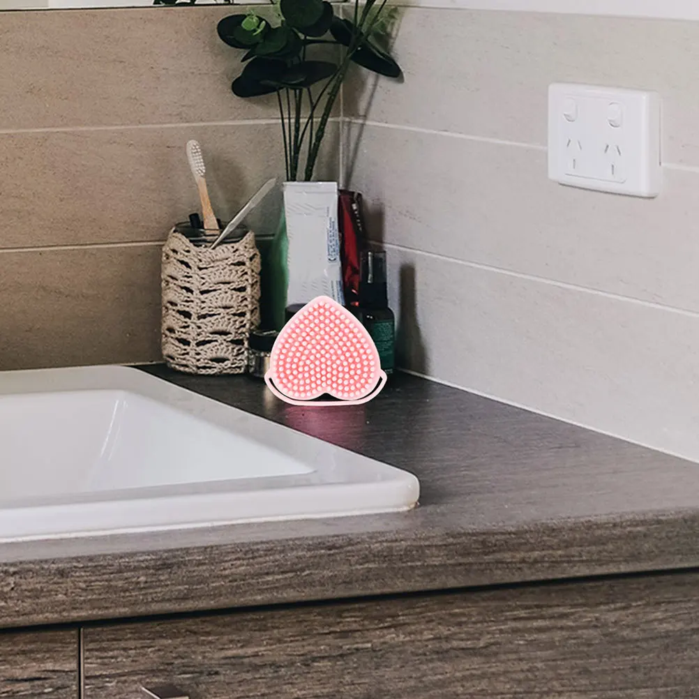 4 قطعة فرشاة تنظيف الوجه سيليكون التنظيف العميق التقشير للبشرة الحساسة المحمولة دش الغسيل النساء تدليك الوجه #6