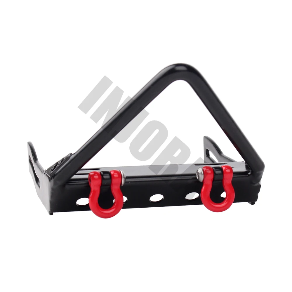 INJORA Metal RC Rock Car Front Bumper for 1/10 RC Crawler Axial SCX10 Upgrade Parts