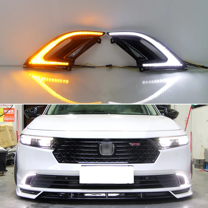 

Enhance Visibility and Style with Waterproof LED DRL For Honda Accord 2023 Auto Daytime Running Light