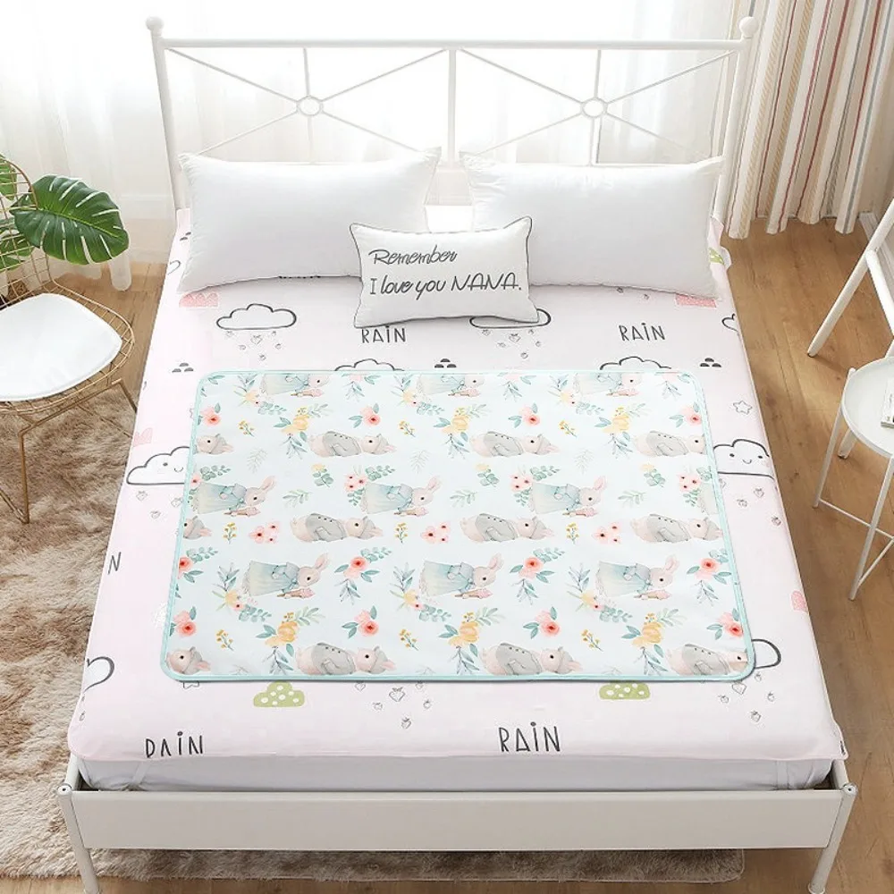 

Waterproof Baby Diaper Changing Mat 50*70CM Cute Cartoon Bed Protector Diaper Bedding Urine Pads Care Pad for Adult Baby